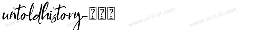 untoldhistory字体转换