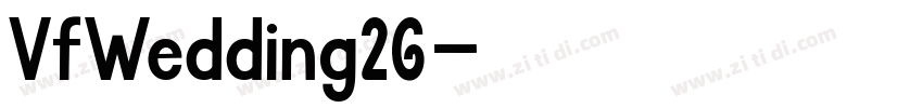 VfWedding26字体转换