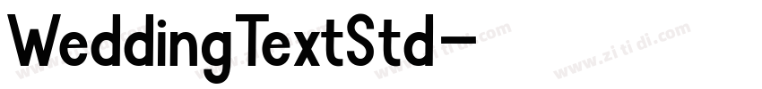 WeddingTextStd字体转换