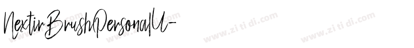 NextirBrushPersonalU字体转换