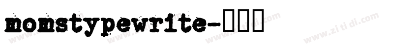 momstypewrite字体转换