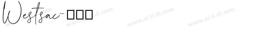 Westsac字体转换