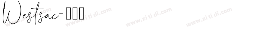 Westsac字体转换