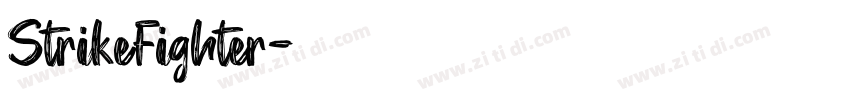 StrikeFighter字体转换