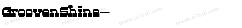 GroovenShine字体转换