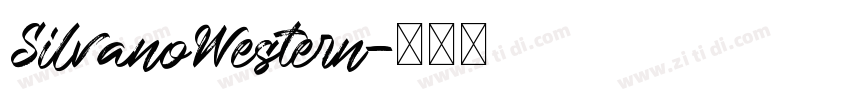 SilvanoWestern字体转换