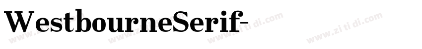 WestbourneSerif字体转换