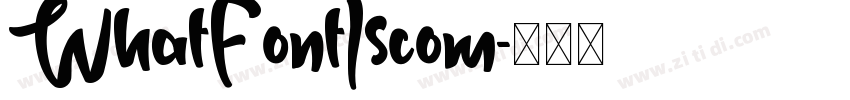 WhatFontIscom字体转换