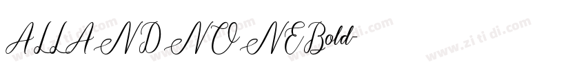 ALLANDNONEBold字体转换