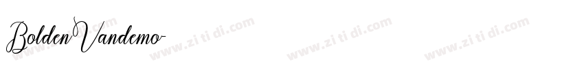 BoldenVandemo字体转换