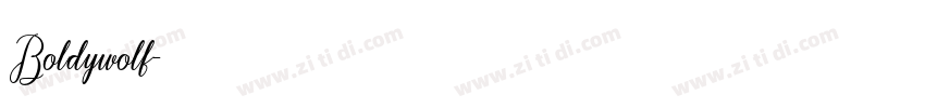 Boldywolf字体转换