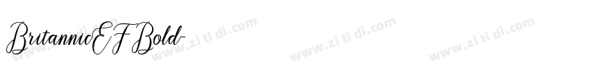 BritannicEFBold字体转换