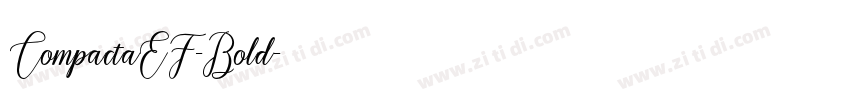 CompactaEF-Bold字体转换