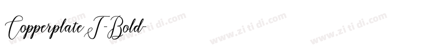 CopperplateT-Bold字体转换