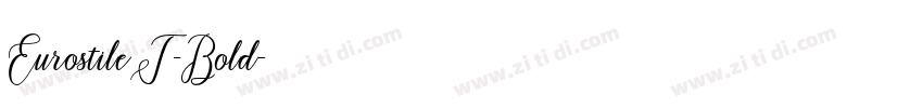 EurostileT-Bold字体转换