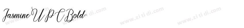 JasmineUPCBold字体转换