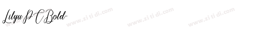 LilyuPCBold字体转换