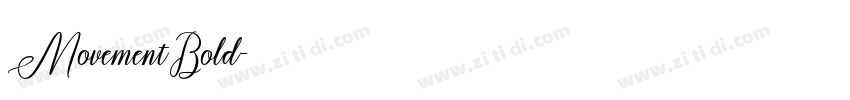 MovementBold字体转换