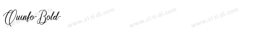 Quinfo-Bold字体转换