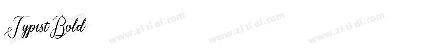 TypistBold字体转换