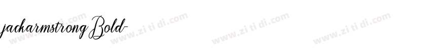 jackarmstrongBold字体转换