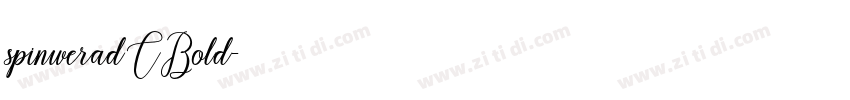spinweradCBold字体转换