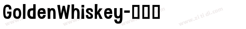 GoldenWhiskey字体转换