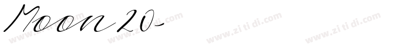 Moon20字体转换