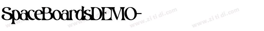 SpaceBoardsDEMO字体转换