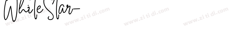 WhiteStar字体转换