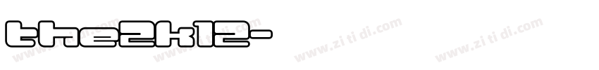 the2k12字体转换