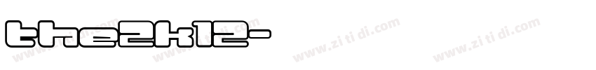 the2k12字体转换