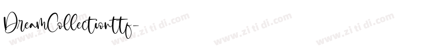 DreamCollectionttf字体转换