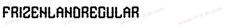 FrizenLandRegular字体转换