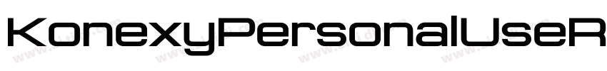 KonexyPersonalUseReg字体转换