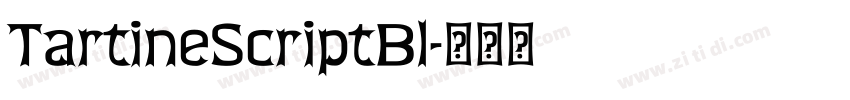 TartineScriptBl字体转换