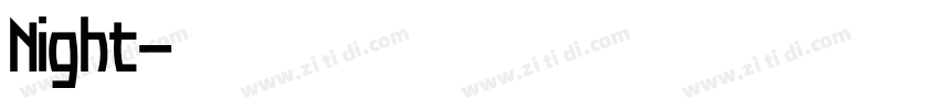 Night字体转换