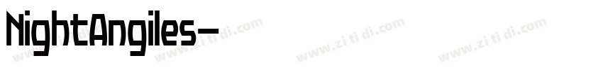 NightAngiles字体转换