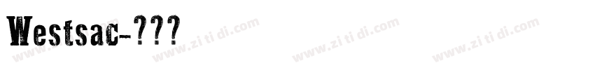 Westsac字体转换