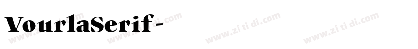 VourlaSerif字体转换