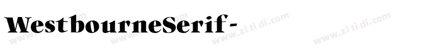 WestbourneSerif字体转换