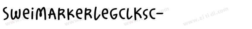 SweiMarkerLegclKsc字体转换
