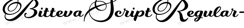 BittevaScriptRegular字体转换