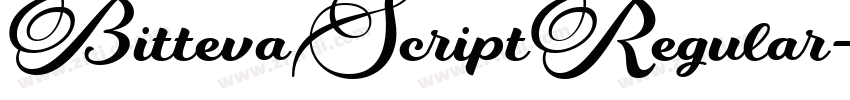 BittevaScriptRegular字体转换