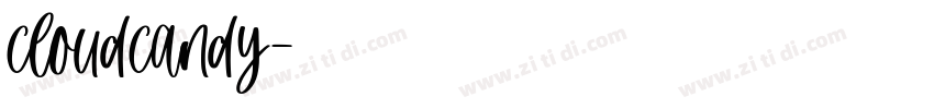 cloudcandy字体转换