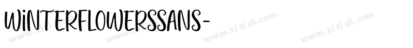 WinterFlowersSans字体转换