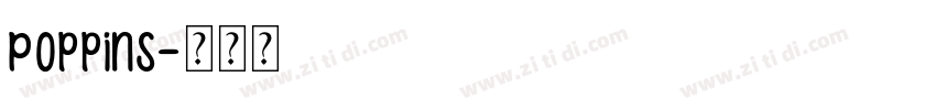 Poppins字体转换