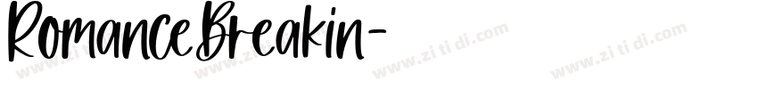 RomanceBreakin字体转换