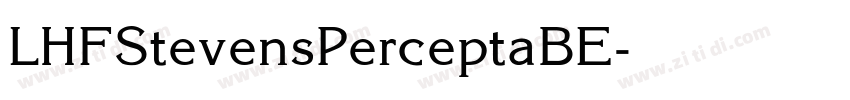 LHFStevensPerceptaBE字体转换