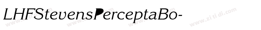 LHFStevensPerceptaBo字体转换